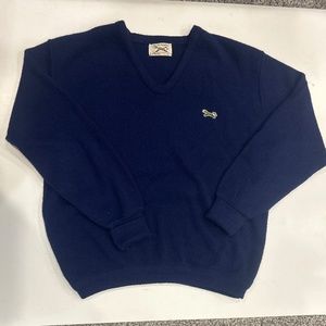 Vintage JC Penney The Fox Sweater Sz L V neck A+